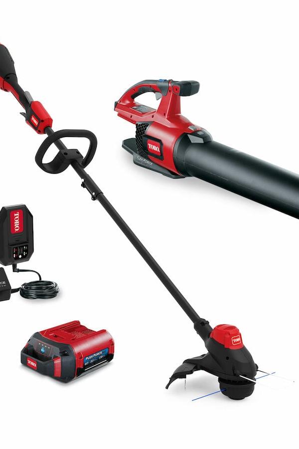 60V MAX* 2-Tool Combo Kit: 100 mph Leaf Blower & 13 in. String Trimmer with 2.0Ah Battery